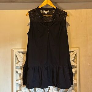 April Cornell Navy Sleeveless Tunic